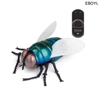 EBOYU Infrared RC Fly Bee Kids Infrared Ray Remote Control Flies Realistic Fake Fly Animal Funny RC Prank Joke Scary Trick Toys 1
