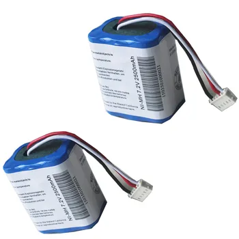

2 pcs For iRobot Mint 5200 5200C Braava 380 380T Robot Vacuum Cleaner Battery 7.2V 2500mAh Ni-MH Rechargeable Batteries hot sell