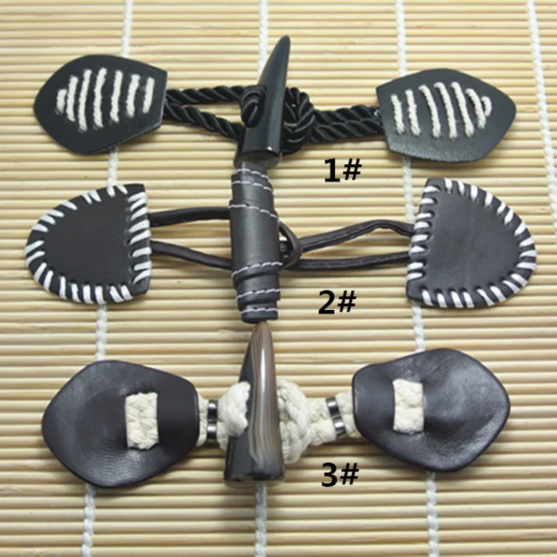 3 пар/лот роговые пуговицы Diy PU петли с застёжкой-тумблером вещевой Кнопки для пальто мешок обувь ручной работы ремесло швейные материалы