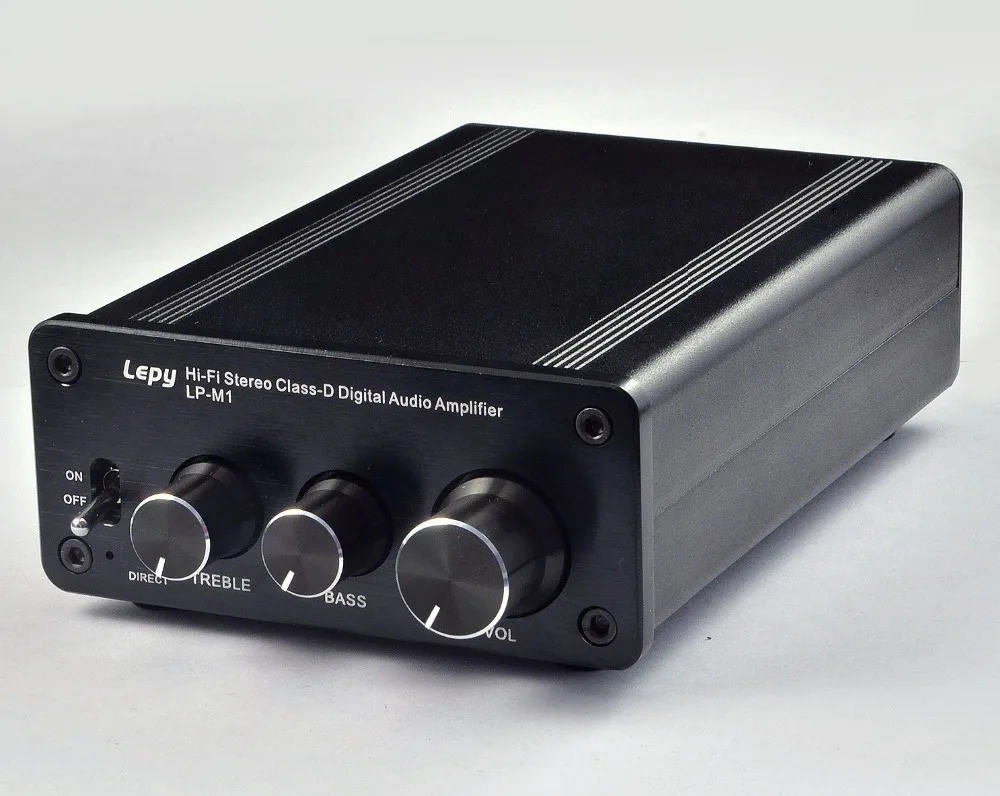 Высококачественный усилитель Lepy LP-M1 класса D 2x50 Вт Мощный цифровой HIFI усилитель TDA7492+ LM1036N чип сигнал прямой функции