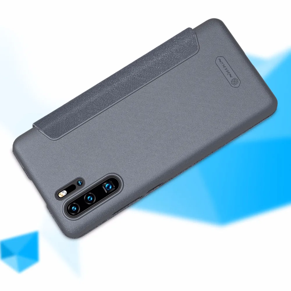 Чехол P30 Pro для Huawei чехол NILLKIN блестящие роскошные кожаные чехлы книжки задняя