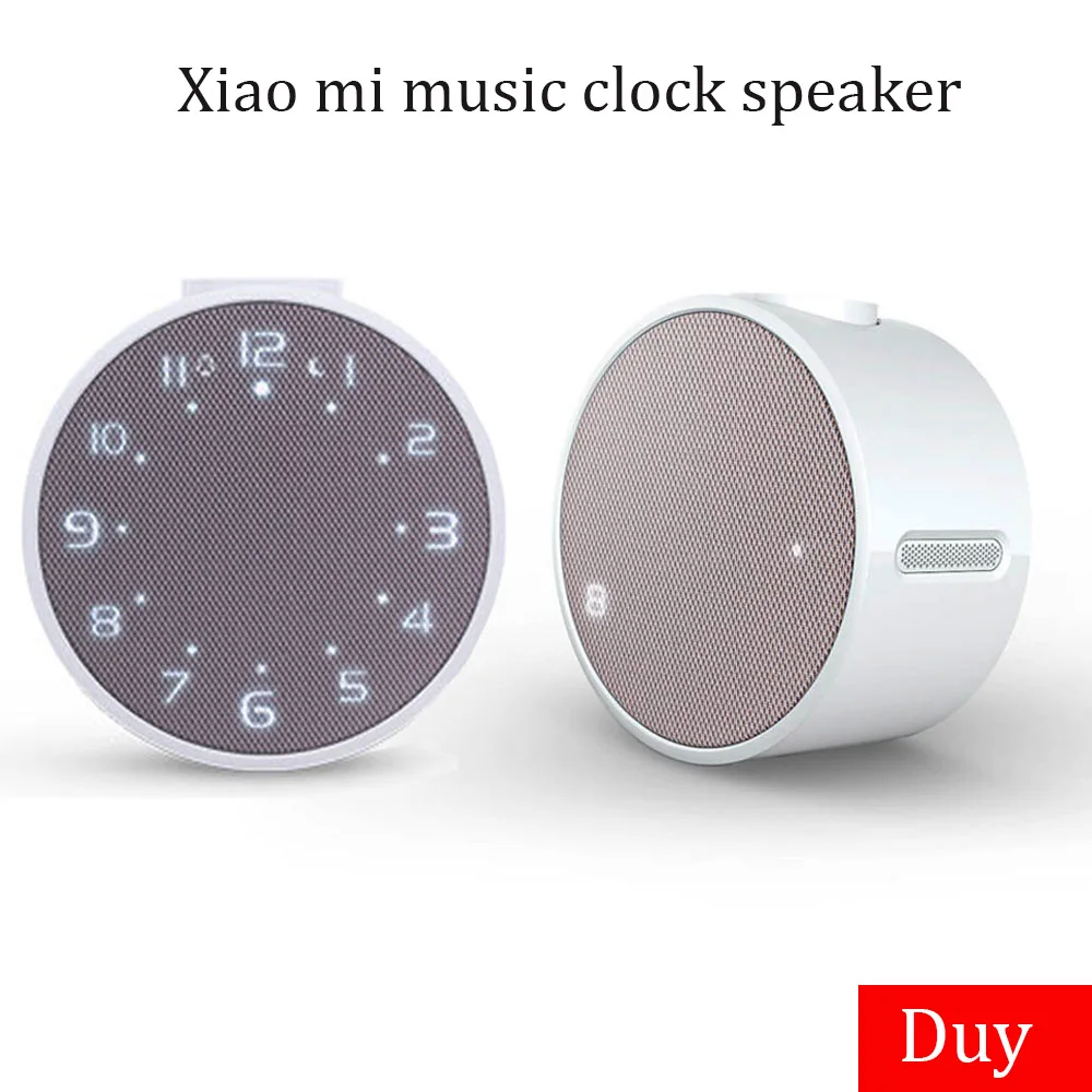 Original Xiaomi music Alarm clock Wireless Bluetooth Portable Speaker LED Digital Clock Wake -Android Control