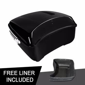

Motorcycle 13.7'' King Pack Trunk with Latch For Harley Tour Pak Touring Road King Road Glide Street Electra Glide 2014-2019