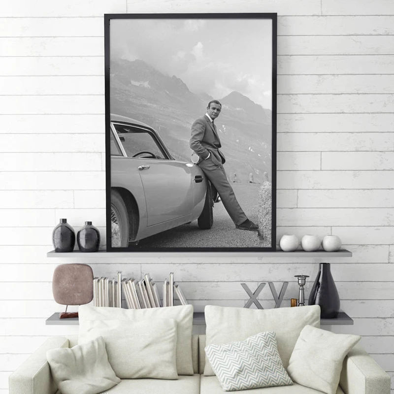 Retro Movie Poster 007 Print