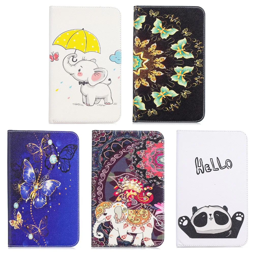 

Tab A 7.0 T280 T285 Panda Print funda pu Leather Flip tablet cover case For Samsung Galaxy Tab A 6 A6 7.0 SM-T280 SM-T285 #D
