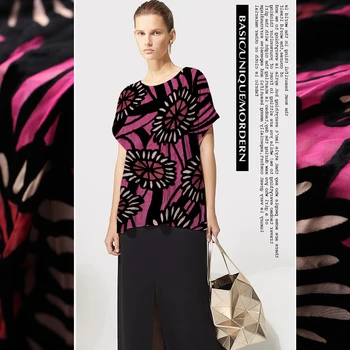 

Customized European and American spring and summer sundresses velvet fabric velvet fabric cheongsam dress fabric