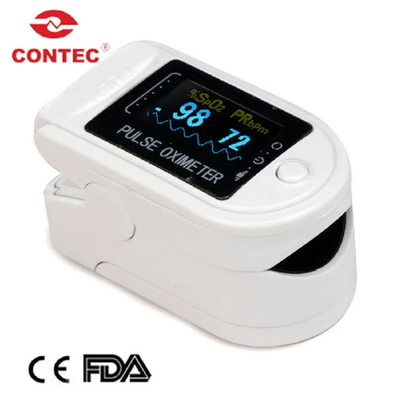 Contec cms50d fingertip oxímetro de pulso spo2
