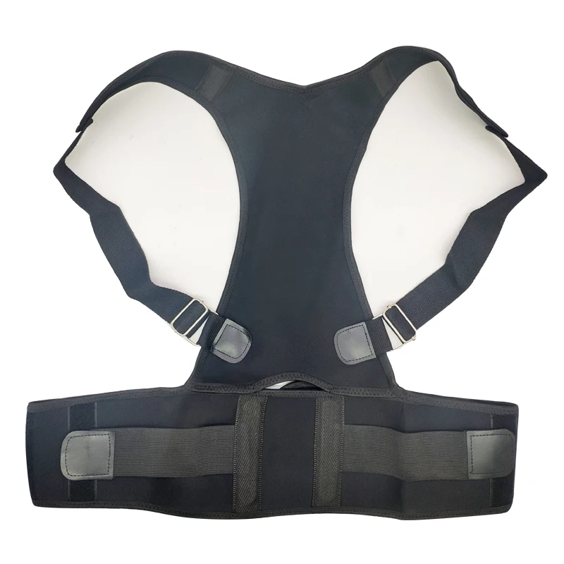 posture corrector black back