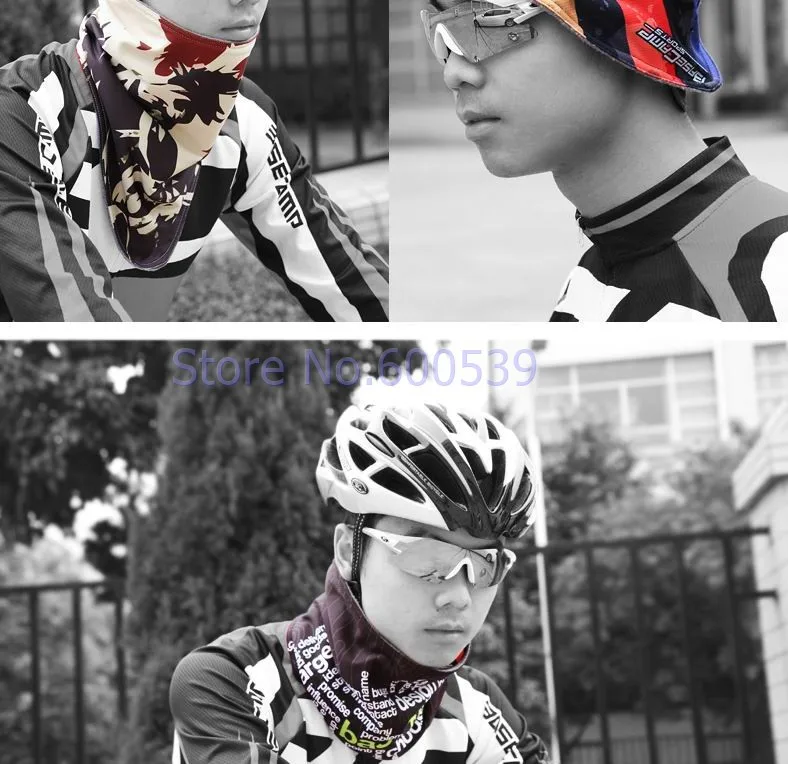 Outdoor Ski Snowboard Motorcycle Winter Warmer Sport Full Face Mask Pirates 3D Printed Triangular Scarf Skiing Mask (15)