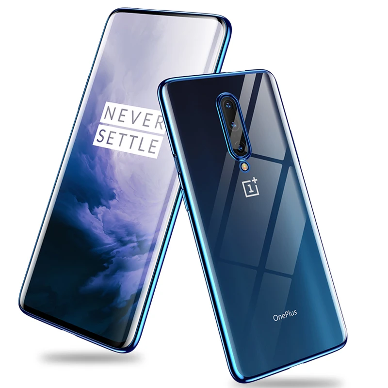 

Lainergie For OnePlus 7 Pro Case Plating Soft Clear Slim Phone Cover For One Plus 7 Pro OnePlus 7 7Pro Oneplus 6 6T Coque Fundas