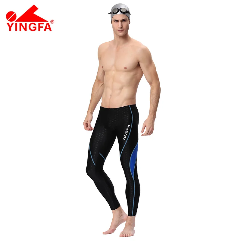 Плавки Yingfa для мальчиков плавательные трусы sharkskin мужские спортивные плавки|swimsuit