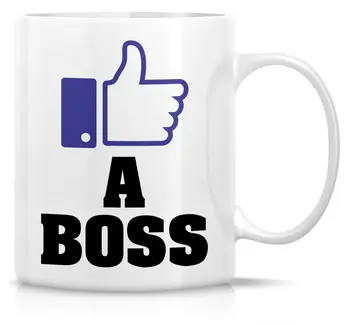 

Funny Mug Like A Boss 11 Oz Ceramic Coffee Mug