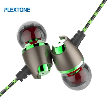 

PLEXTONE Earphone Magnetic Stereo BASS Metal In Ear Earphone Noise Cancelling Headsets DJ Line Control Earphones HiFi Ear Phone