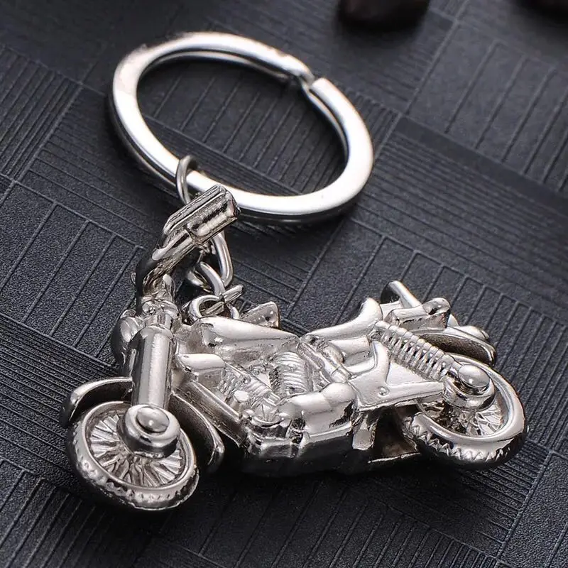 New Личность Мужская автомобиля брелок красивый маленький мотоцикл талии висит брелок металлический мотоцикл ключ кулон кольцо