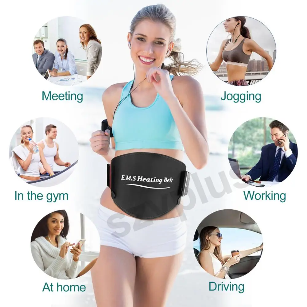 Массажер для спины и талии с микротоком|lose weight belt|waist massagemassager slimming |