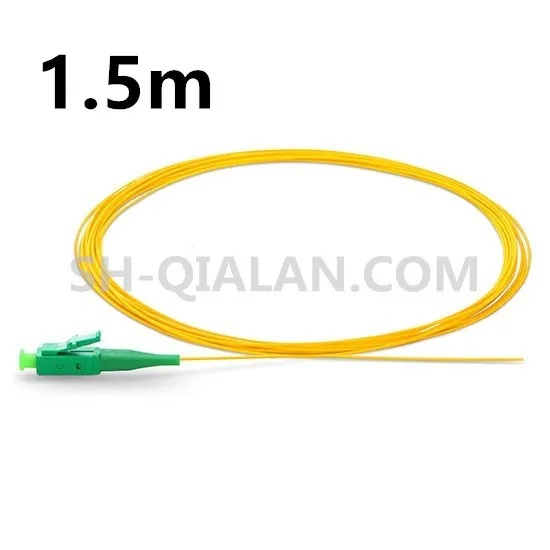 

1.5m LC APC Fiber Optic Pigtail Simplex 9/125 0.9mm PVC Single Mode Fiber FTTH Pigtail PC Fiber Cable