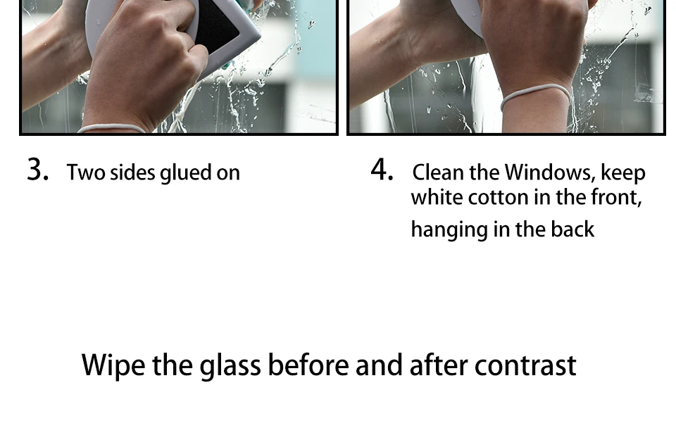 Домашний стеклоочиститель для стекол щетка инструмент двухсторонняя Магнитная щетка для мытья окон щетка для мытья стекол инструмент для чистки 3-30 мм