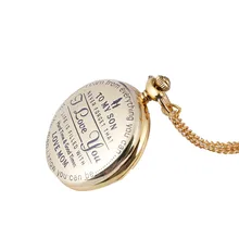 Индивидуальные карманные часы мужские и женские карманные часы ретро Кварцевые часы на цепочке памятный стол relogio masculino#10