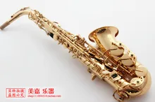 UPS/Fedex Free shipping Selmer SAS-54 Gold Plated Alto Eb Saxophone E-Flat Sax with mouthpiece,gloves,reeds,case