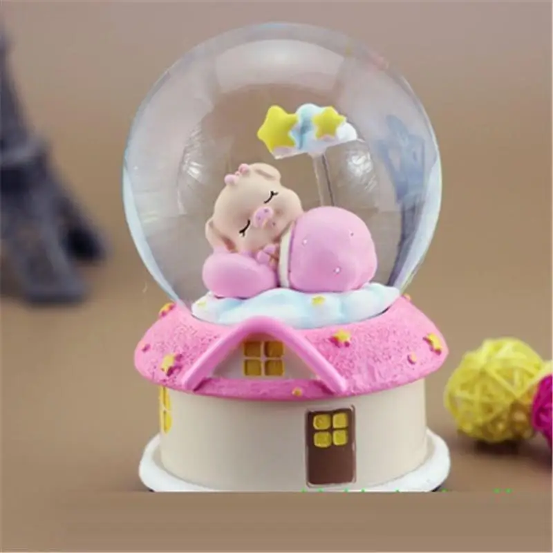 Caixa Presente Muzik Kutusu Musicale Note Imagine Dragon Snow Globe Музыкальная Карусель Boite A Musique Caja De Musica музыкальная шкатулка - Цвет: Version G