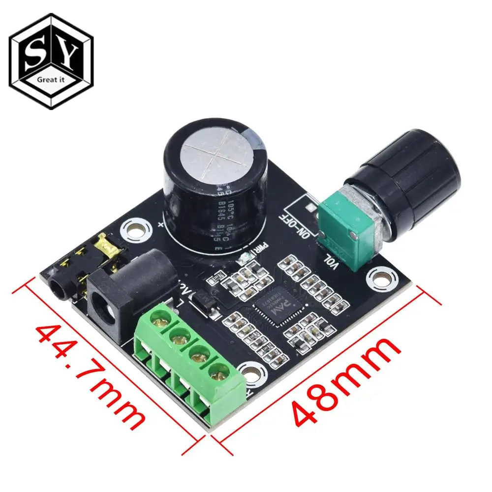 1 шт. супертонкий цифровой усилитель 2x15 Вт класс D 12 В|audio amplifier board|digital boardboard board |