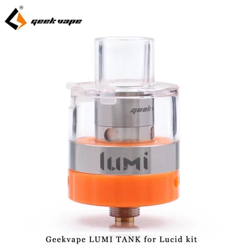 

Original Geekvape Lumi Sub Ohm Tank 2/4 ml pre-coiled mesh tank 24mm Vape Atomizer Top refill MTL E cigarette Tank for Lucid Kit