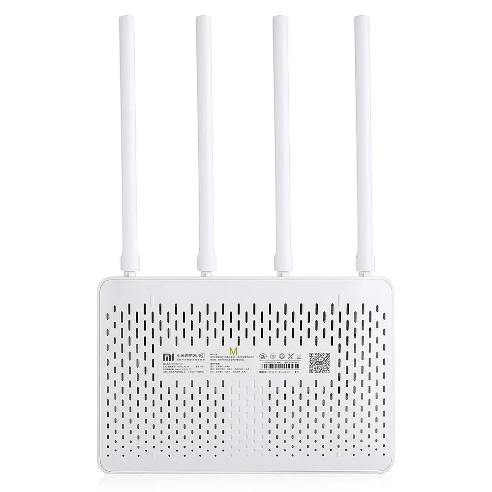 Оригинальный Wi Fi роутер Xiaomi Mi 3G 1167 Мбит/с 2 4 ГГц 5 двойной 128 МБ ROM 802.11ac четыре мощных