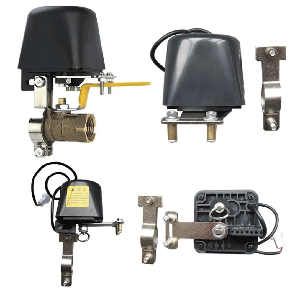 Автоматический манипулятор запорный клапан для сигнализации отключение газа водопровода устройства безопасности для Кухня и Ванная