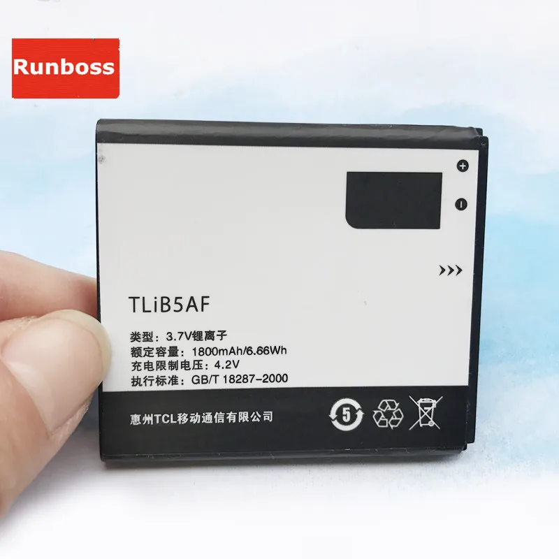 

100% NEW Original 1800mAh TLiB5AF Battery For Alcatel One Touch Pop C5 OT 5036 5036D 5037 5037D 5037A 5037X Phone Batteries