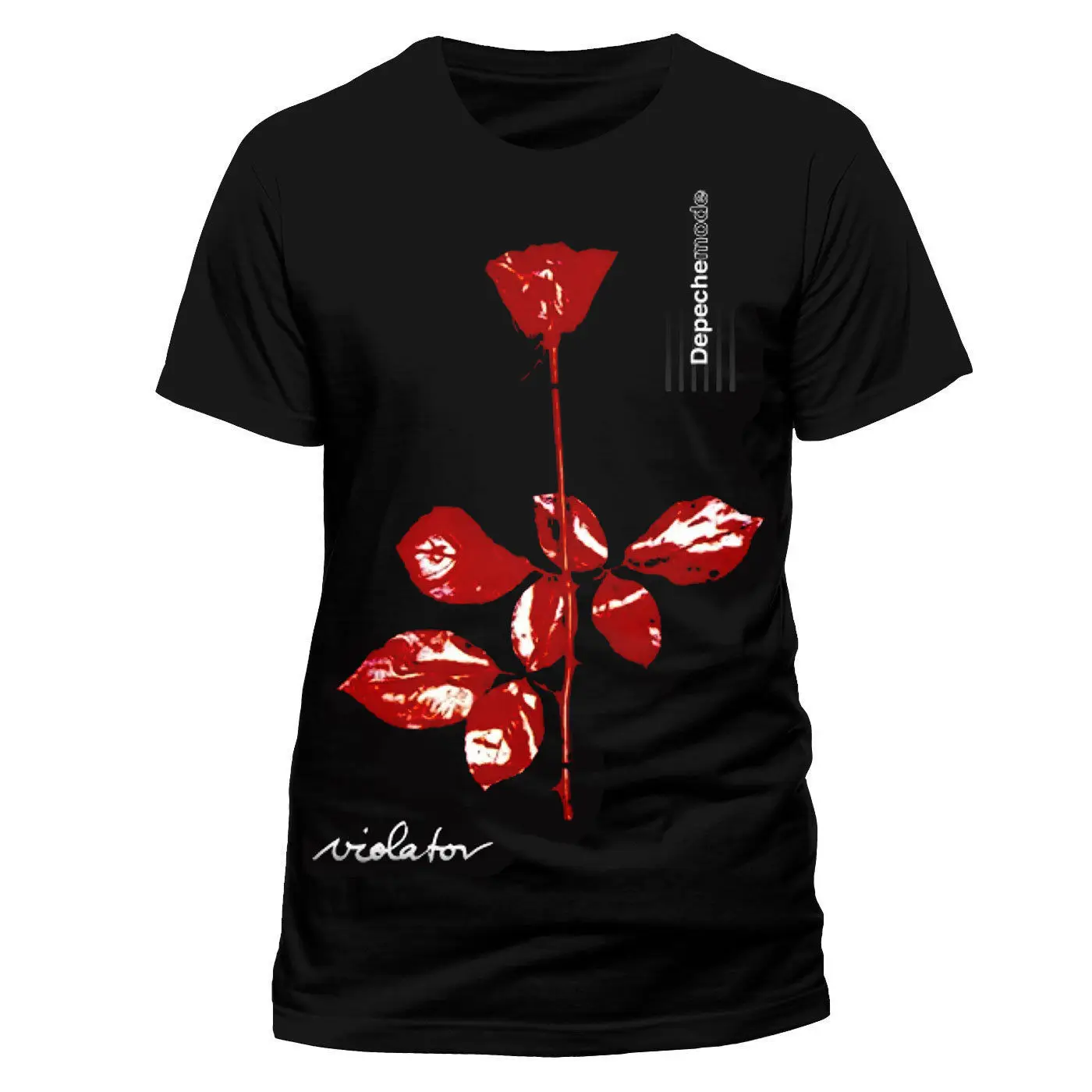 

Official Depeche Mode - Violator - Men's Black T-Shirt Hot Sell 2018 Fashion Printed T-Shirt Boys Top Tee Shirt Cotton
