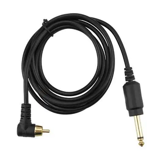

RCA Soft Silicone Tattoo Clip Cord black Professional Tattoo Clip Cord For Tattoo Power Kit Set Supply Hook Line Wire