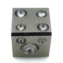 1 шт. ювелирных Dapping Размеры 50 мм Золотом инструменты площади Dapping Блок