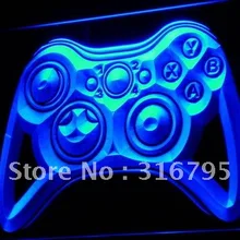 I733 игровой контроллер консоль бар Pub светодиодный неоновый свет знак включения/выключения 20+ цвета 5 размеров