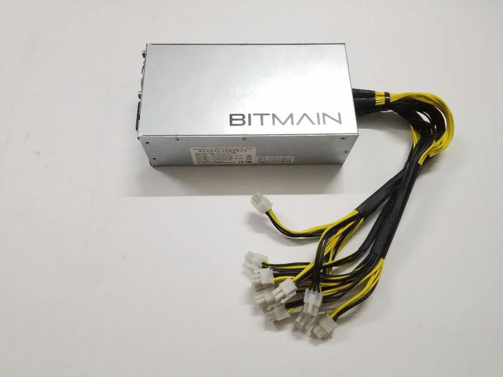 YUNHUI BTC LTC DASH BITMAIN APW7 1800 Вт блок питания для Antminer S9 S9i Z9 L3+ D3 T9+ E3 Innosilicon A9 D9 A10 ETH PSU