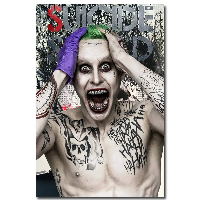 Joker Suicide Squad Art Silk Poster Print 24x36 Inches Movie