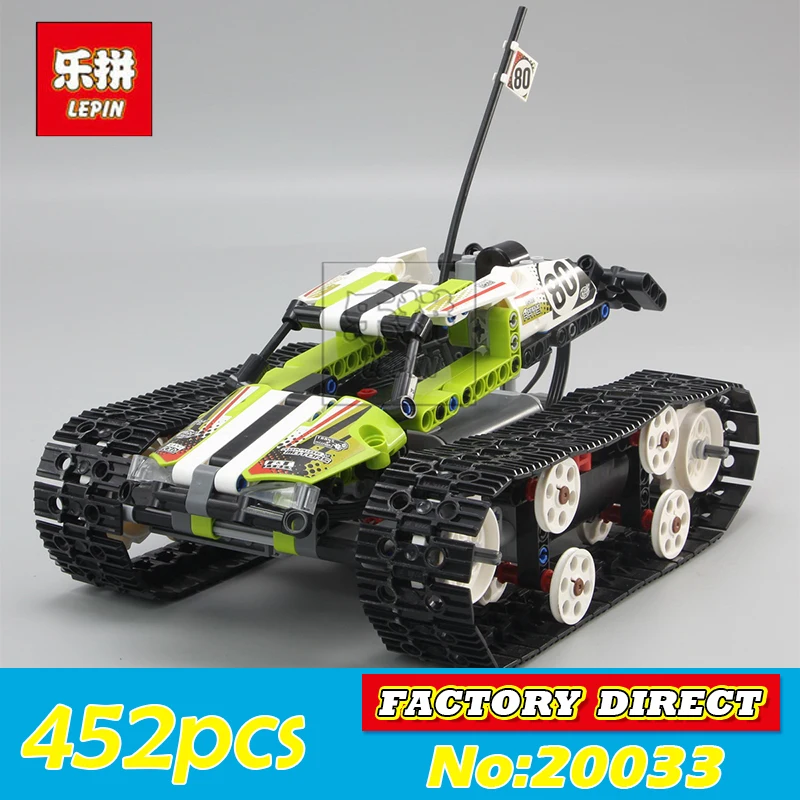 

New Lepin 20033 397pcs Technic Series Remote control caterpillar vehicles Building Blocks Bricks Educational Toys with 42065