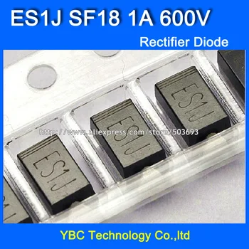 

200pcs/lot ES1J SF18 1A/600V SMD Fast Recovery Rectifier Diode