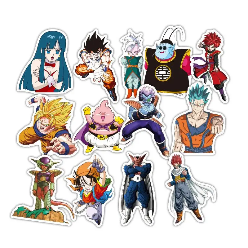 36 шт./лот аниме драконий жемчуг наклейки Супер Saiyan Goku для автомобиля ноутбука