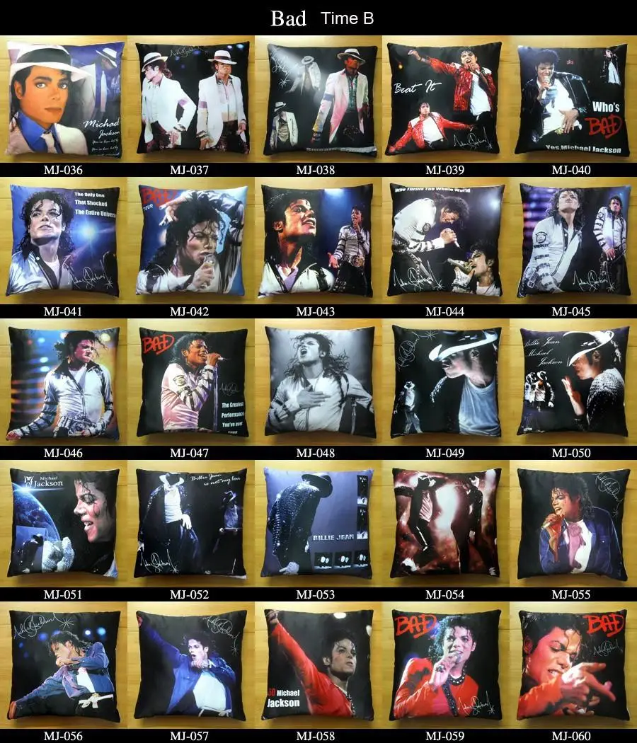 Michael Jackson Pillow Cushion pillow 1pcs 40 *40cm