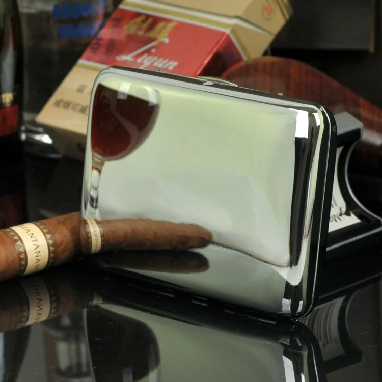 Ультратонкая металлическая коробка для сигарет|box|box automobilecigaret lighter |