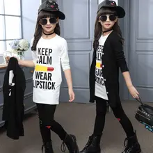 3pcs Children Girls Clothing Sets Autumn Teenage Girls Sport Suit School Kids Clothes Tracksuit Long Coat Leggings Girls Clothes 3pcs Children Girls Clothing Sets Autumn Teenage Girls Sport Suit School Kids Clothes Tracksuit Long Coat Leggings Girls Clothes