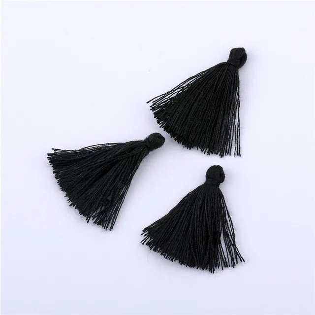 1 Pack Color Mini Tassel Fringe Pendant DIY Material Party Cotton Cords