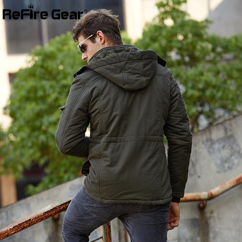 Refire Gear теплая военная куртка мужская армейская пилота зимняя одежда для мужчин