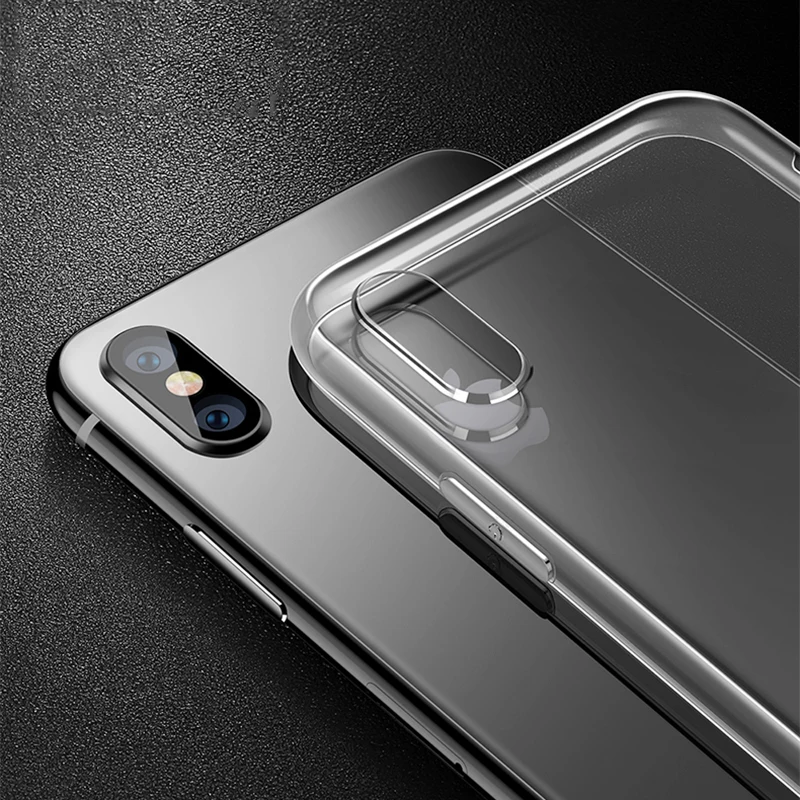 

Clear Silicon Soft TPU Case For 8 8 Plus 7 7 Plus Transparent Phone Case For iPhone X XS MAX XR 5 5s SE 6 6s 6 Plus 6s Plus