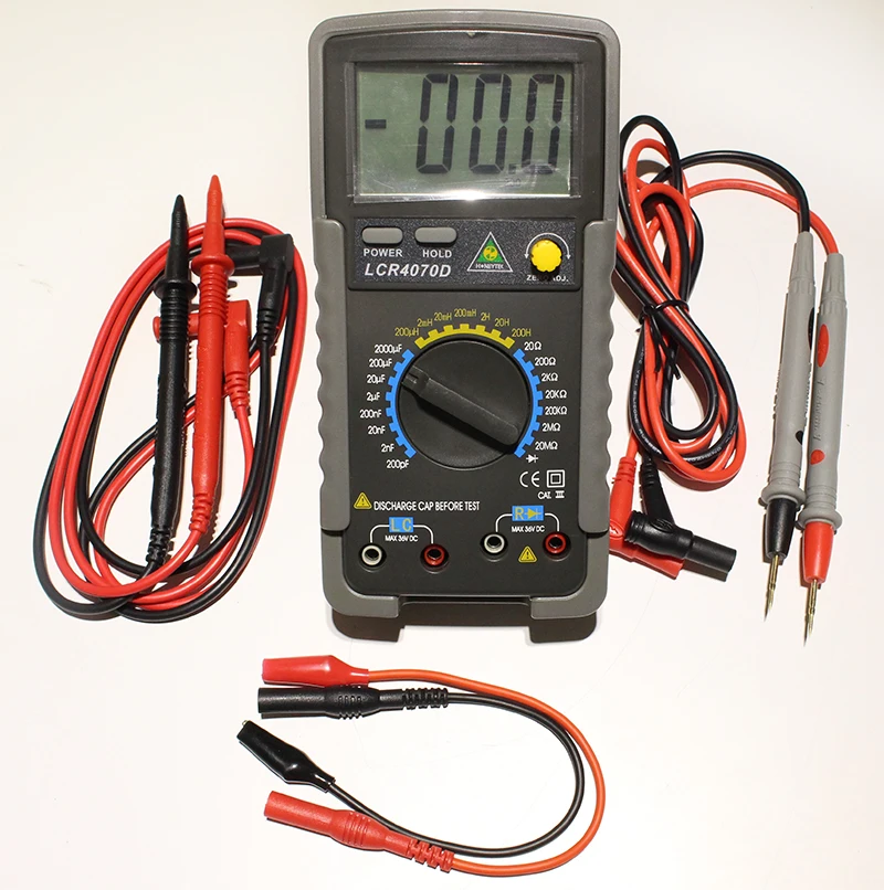 

Digital bridge LCR4070D Capacitor mF uF Circuit Gauge Capacitance Meter Tester