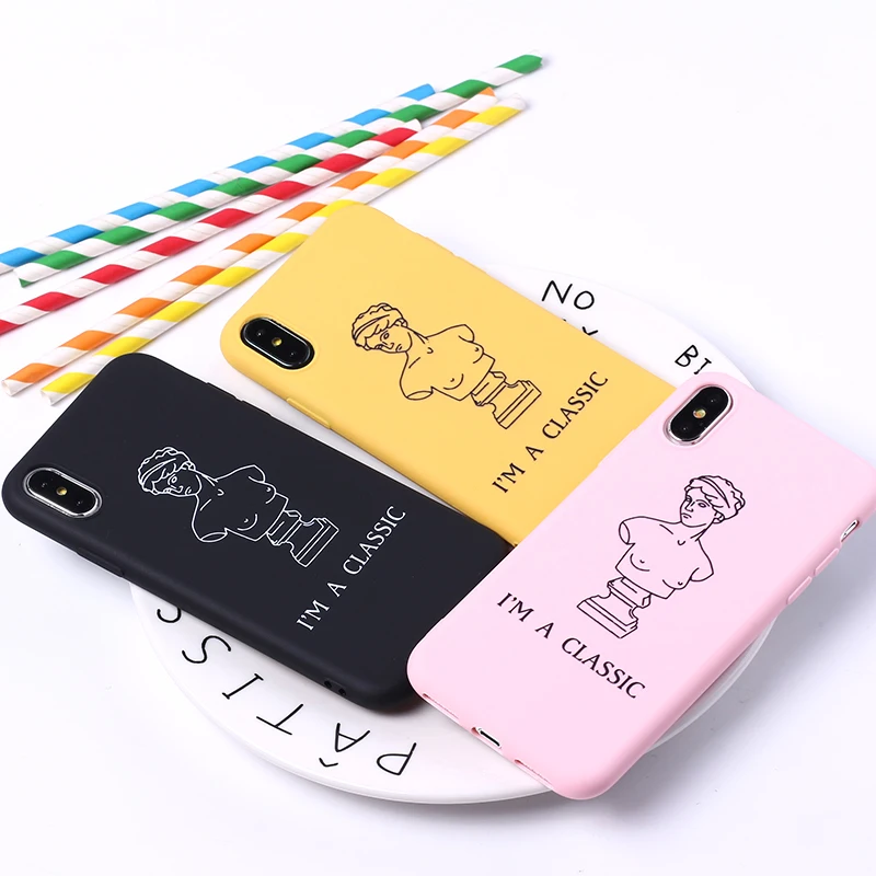 David Art I Am Classic Girl Boss для iPhone 12 11 Pro 6S 8 8Plus X 7 7Plus XS Max мягкий силиконовый чехол
