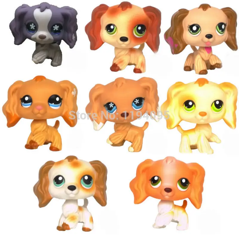 hot sale pet shop toys cocker spaniel rare dogs animal old dog cartoon for children