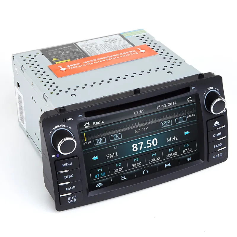 Discount 2 Din Car DVD Player GPS Radio Multimedia For Toyota Corolla E120 BYD F3 2000 2005 2006  Head Unit Stereo Navigation Audio 4
