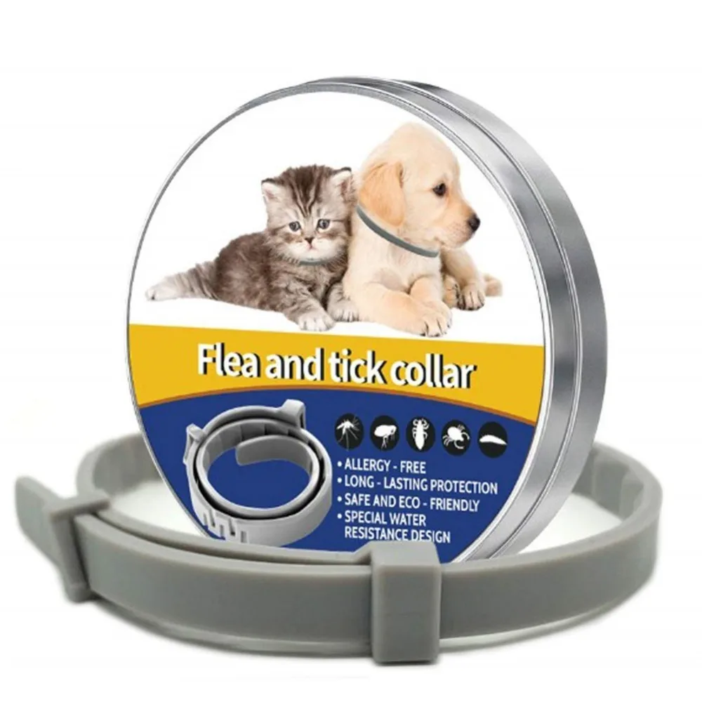 

Cat Dog Collar Anti Flea Tick Insect Mosquitoes Waterproof Pest Repellent Collar for Pet Long Lasting 8 Months Protection