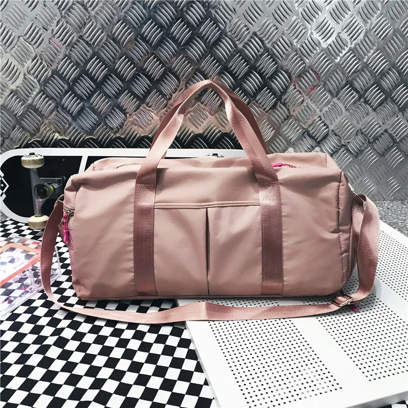 

Fashion Short-distance Travel Bag Unisex Luggage Bag Men Women Korean Version of Soft PU Large Capacity Waterproof Fitness Bag